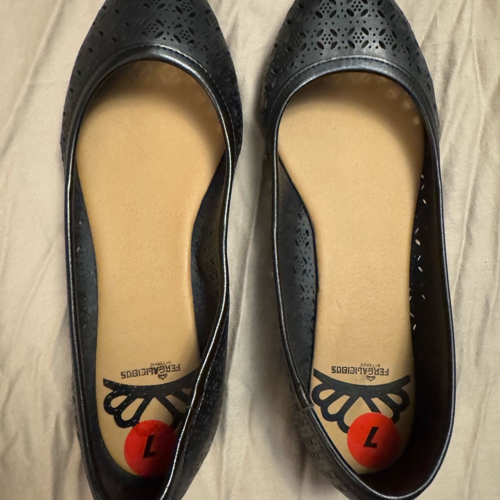 Fergalicious Black Women's Flats US size 7